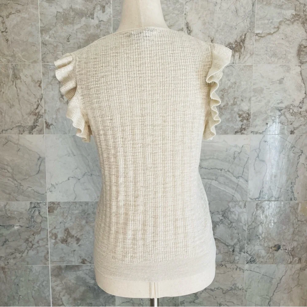 J. Crew Ruffle Sweater Tank Top